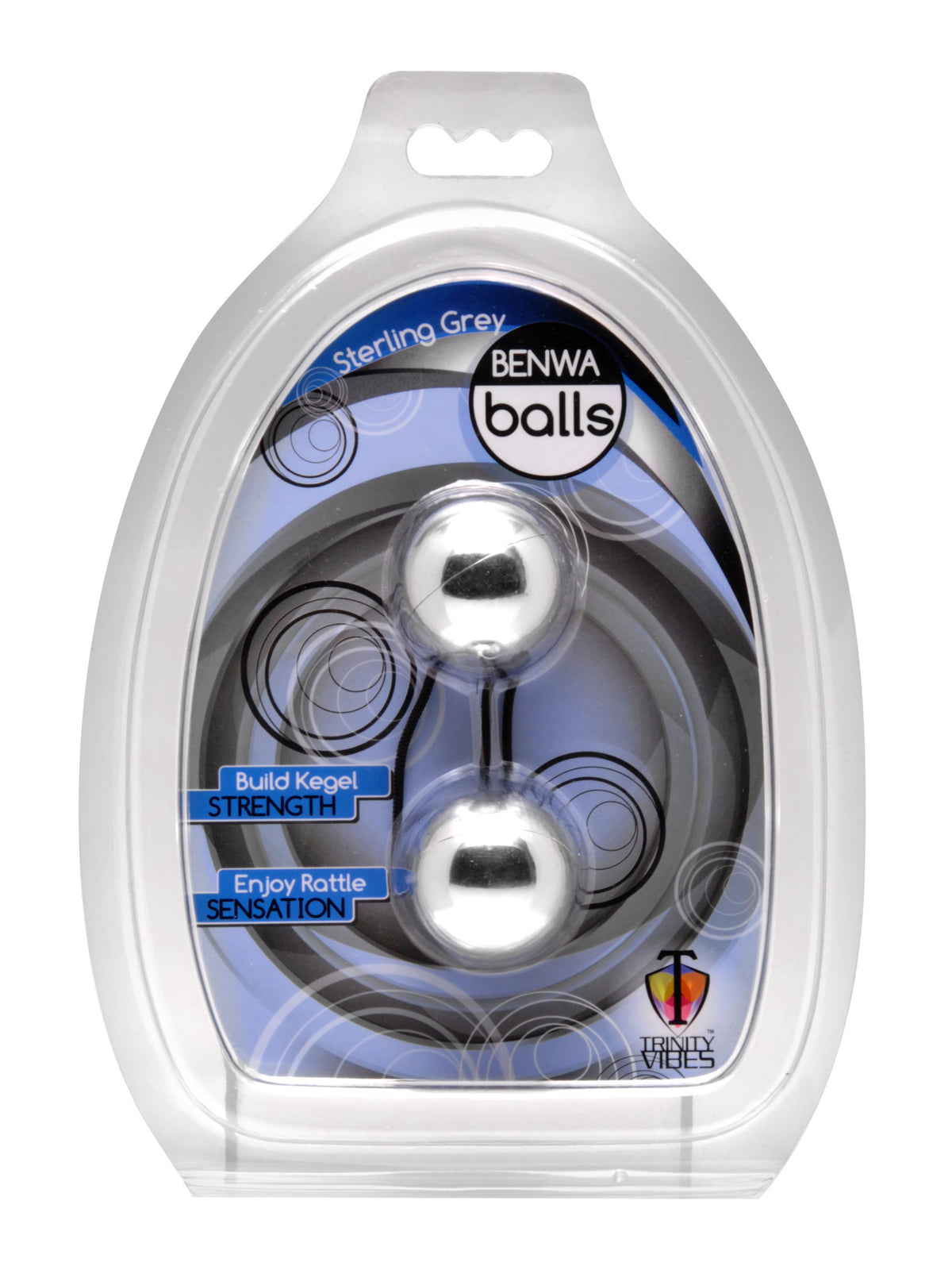 Sterling Grey Benwa Balls – Weighted Kegel Balls Silver > Sex Toys For Ladies > Kegel Exercise