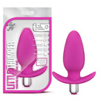 Luxe Little Thumper – Waterproof Vibrating Anal Plug with Removable Bullet Pink > Anal Range > Vibrating Butt Plugs