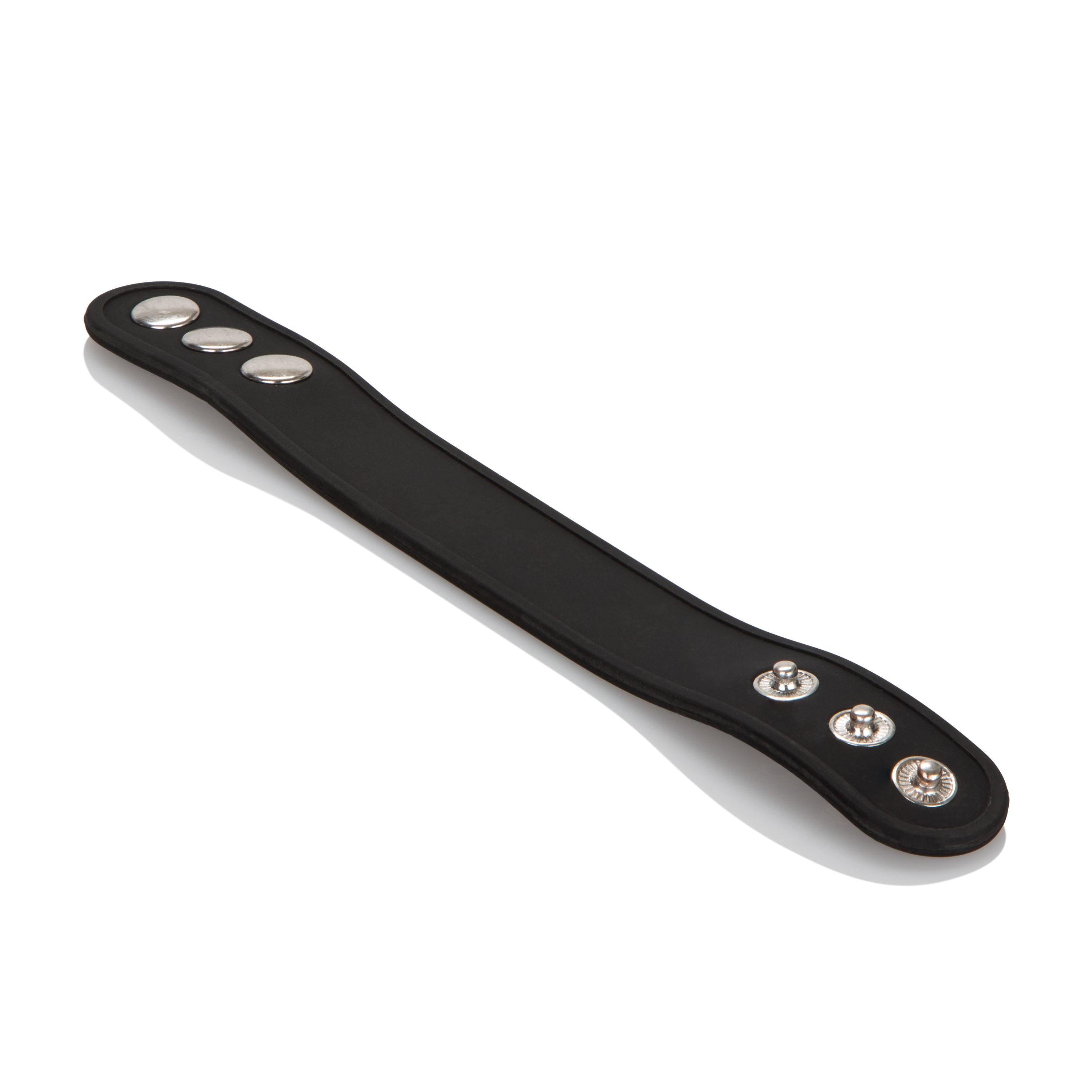 Silicone Tri-Snap Erection Ring Black with Adjustable Heavy-Duty Hardware Secondary image