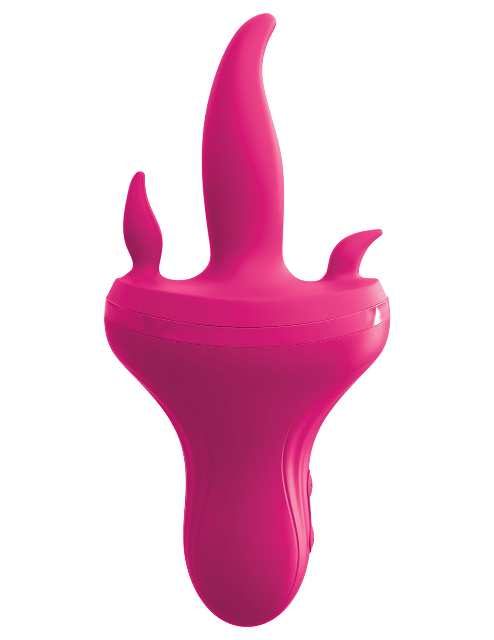 Threesome Trinity Triple Tongue Vibrator Pink Adult Toy Vibrators