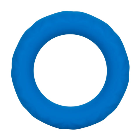 Link Up Ultra-Soft Max Neon Blue Silicone Enhancer Ring