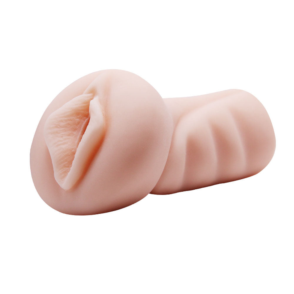 Crazy Bull Realistic Anime Girl 3D Vagina Masturbator – Textured Tunnel Male Masturbator 2.75 Inch Length Beige > Sex Toys For Men > Masturbators > Manual
