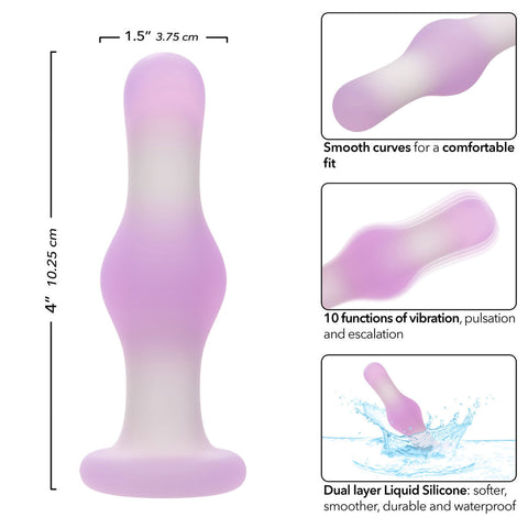 Lavender Haze Vibrating Bulb Probe Anal Toy with 10 Modes Butt Plugs