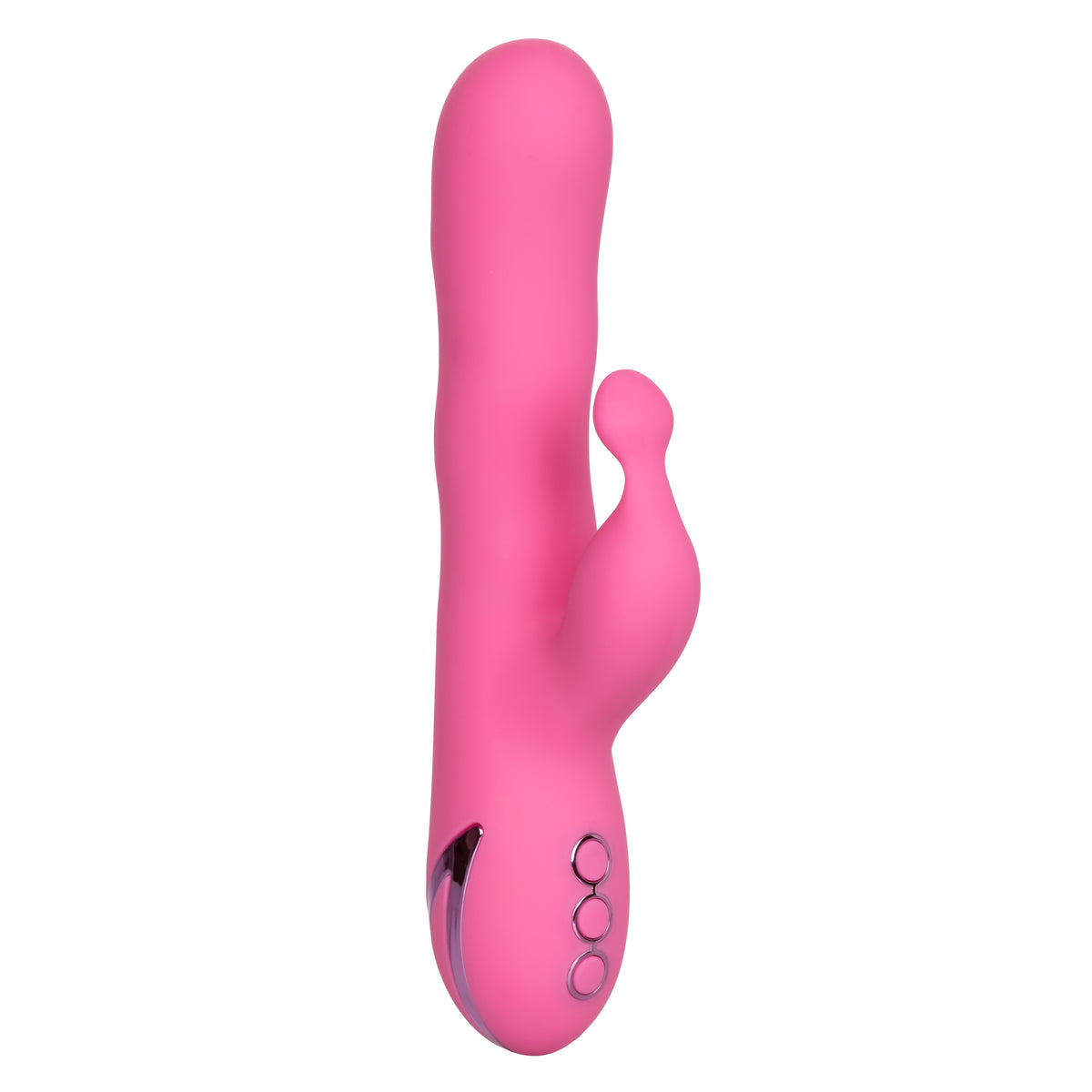 California Dreaming Santa Barbara Surfer 4.75 Inch Pink Silicone Massager | Dual Action > Vibrators > Ladies > Rabbit