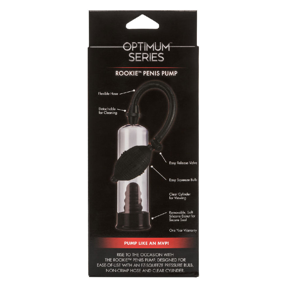 Rookie Penis Pump with EZ Squeeze Bulb for Fast Enhancement PUMPS