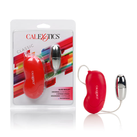 Bliss Bullet Vibrant Red Adult Intimacy Massager Compact Design Red BULLETS