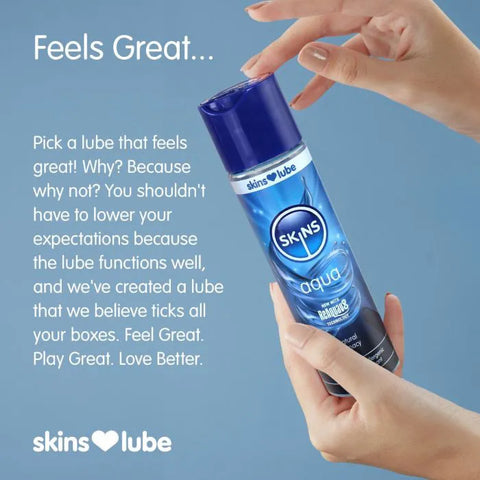 Skins Aqua – Water-Based Lubricant 4.4 oz > Lube > Water Based