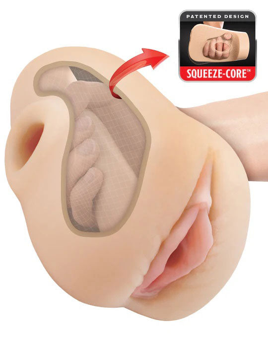 Pdx Plus Light Squeeze-Core Pussy Pounder Male Stroker Toy > Sex Toys For Men > Masturbators > Manual