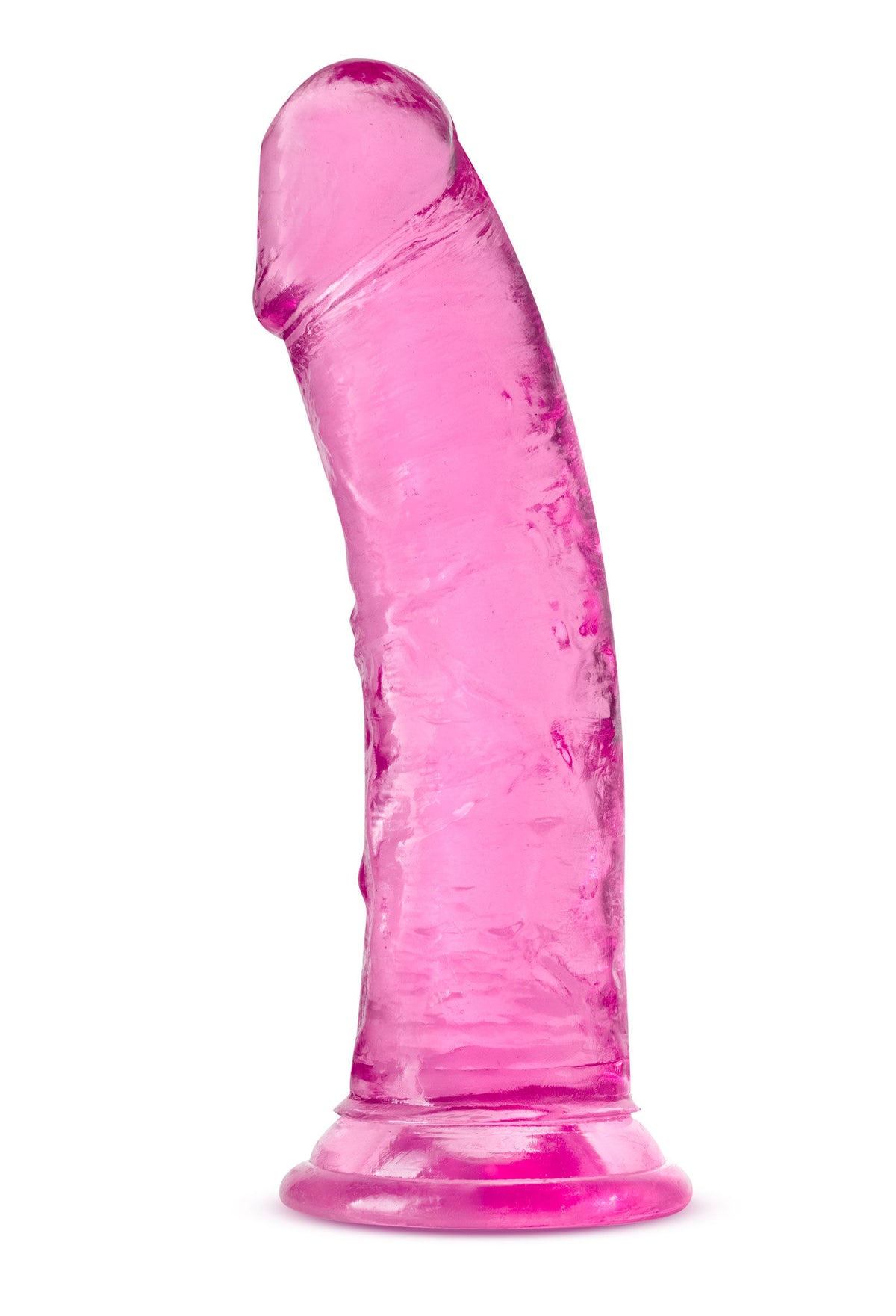 B Yours Plus Clear Dildo Soft Realistic Adult Intimacy Toy Pink DONGS