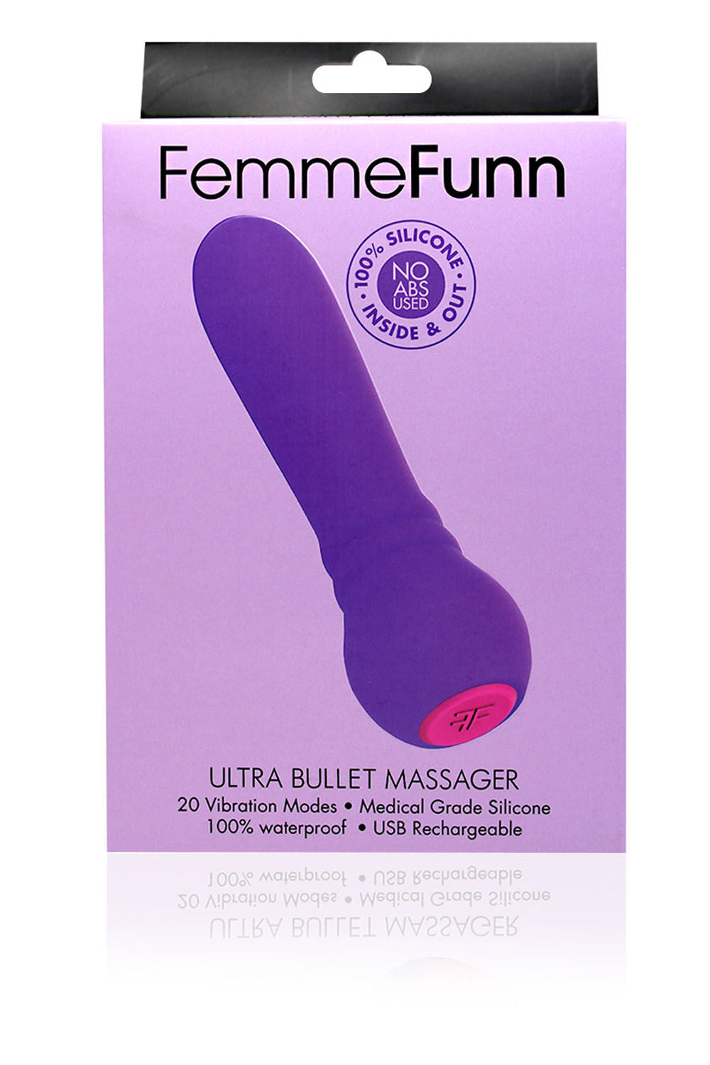 Femme Funn Ultra Bullet Vibrator Turquoise 20 Modes Waterproof Purple BULLETS