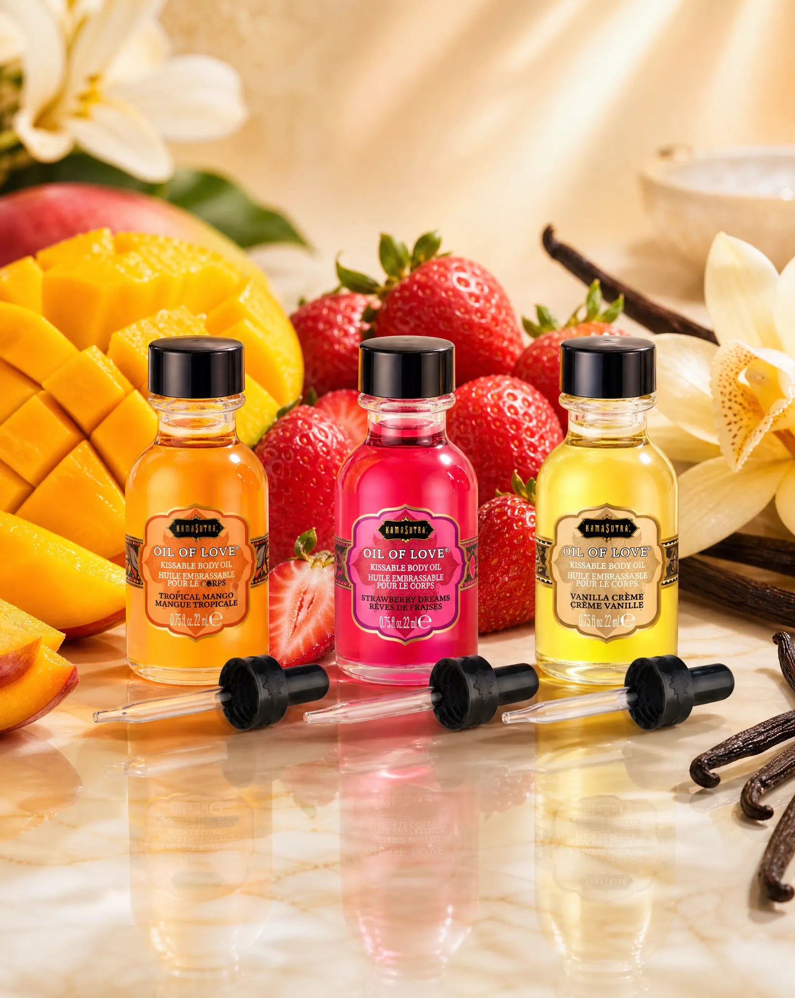 Kama Sutra Oil of Love Tropical Mango Foreplay Massage Oil 22ml > Essentials > Massage Oil