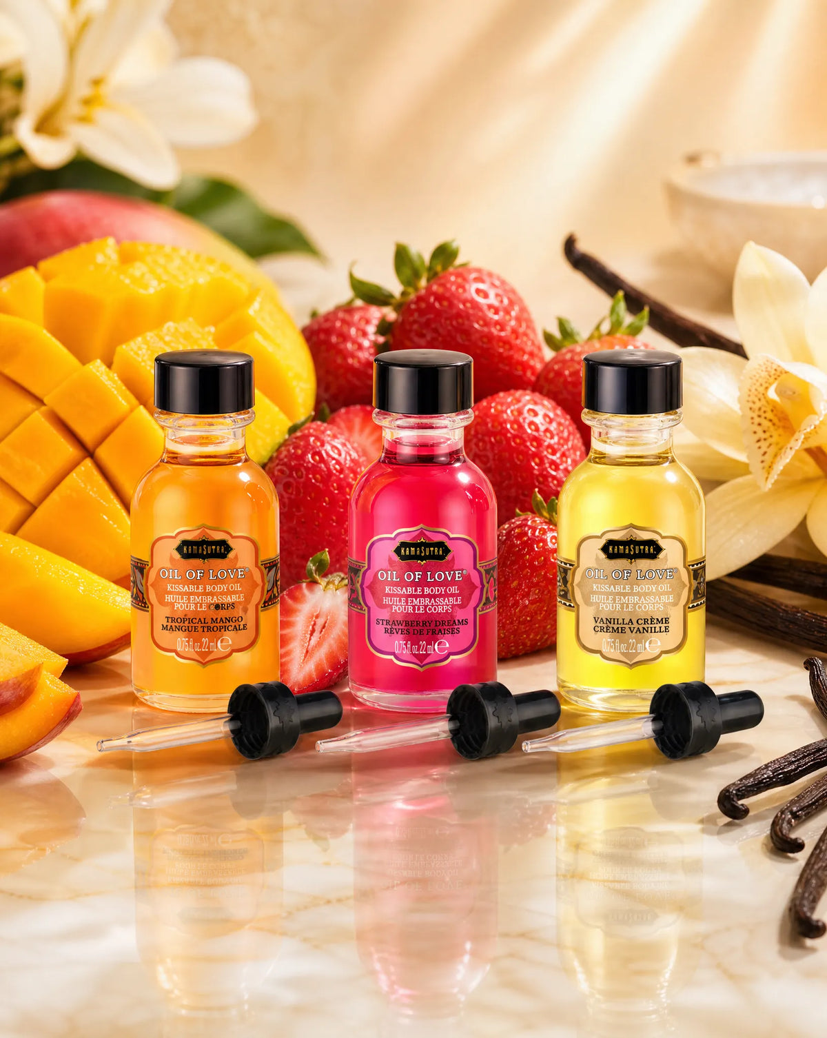 Kama Sutra Oil of Love Tropical Mango Foreplay Massage Oil 22ml > Essentials > Massage Oil