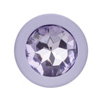 First Time Crystal Booty Kit Purple 3 Graduated Silicone Anal Plugs with Crystal Base > Anal Range > Jewel Butt Plugs