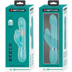 Pretty Love Twinkled Tenderness 9" Rabbit Vibrator 4 in 1 Turquoise > Vibrators > Ladies > Rabbit