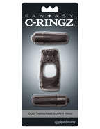 Fantasy C-Ringz Duo Vibrating Silicone Ring – Stretchy Support and Stimulation Ring > Cock Ring > Vibrating