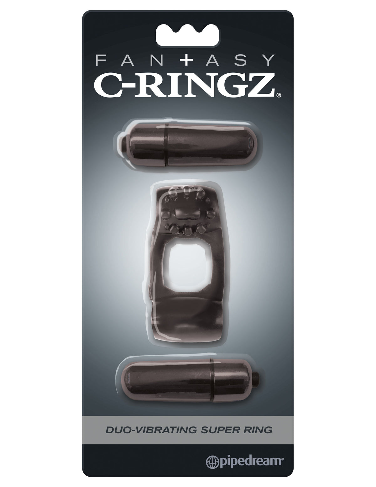 Fantasy C-Ringz Duo Vibrating Silicone Ring – Stretchy Support and Stimulation Ring > Cock Ring > Vibrating