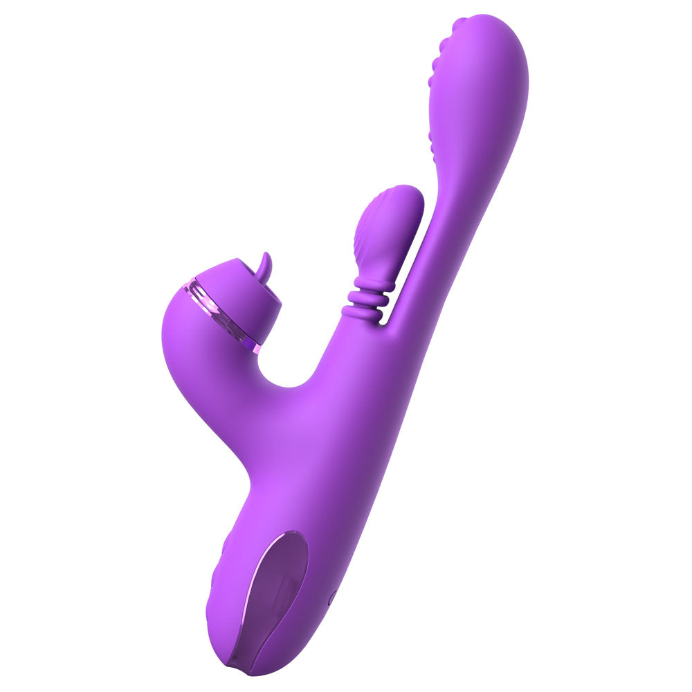 Fantasy For Her IntiMotion Pulse Pro 24 cm Swirling and Flicking Rabbit Vibrator > Vibrators > Ladies > Rabbit Multi