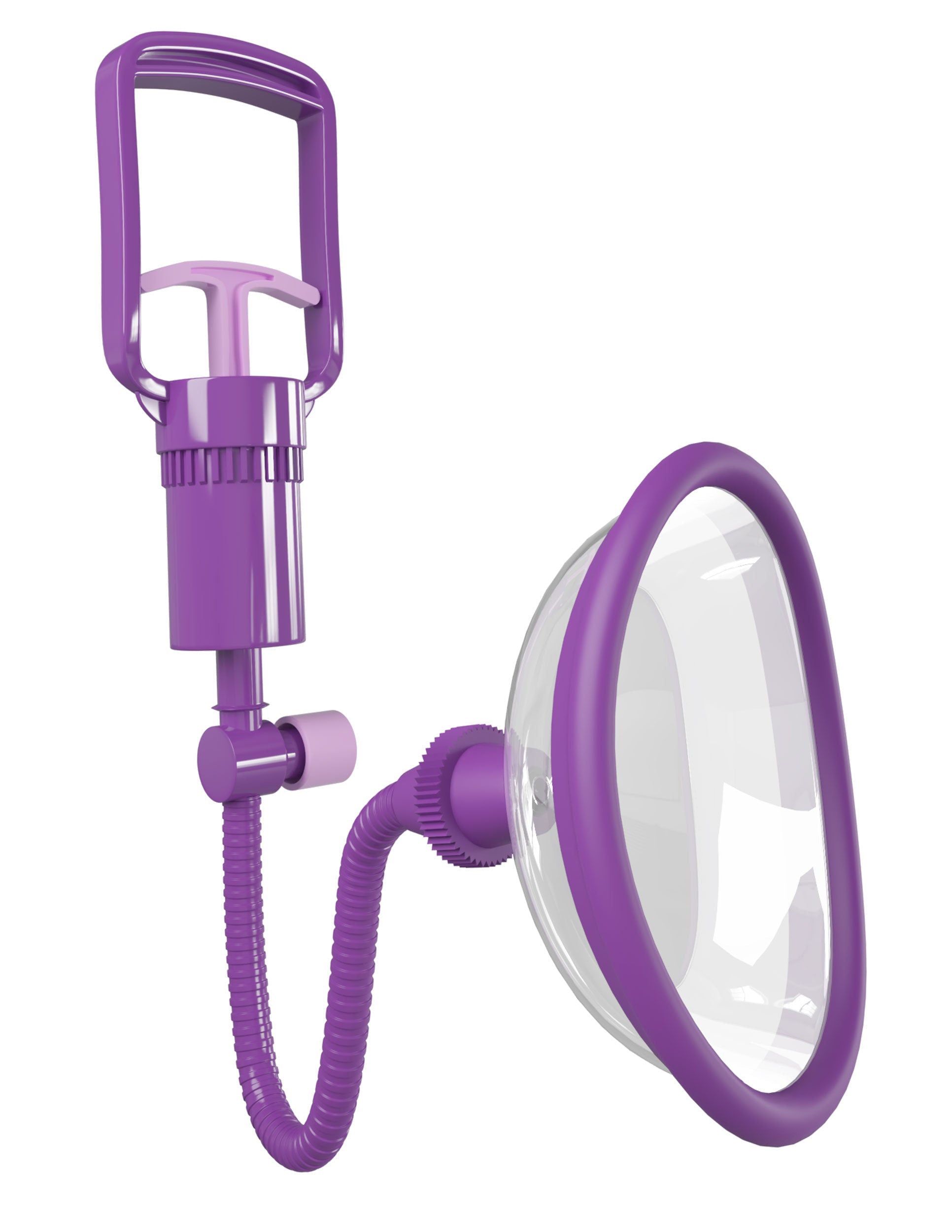 Fantasy For Her Manual Clitoral Pleasure Pump In Purple Secondary image