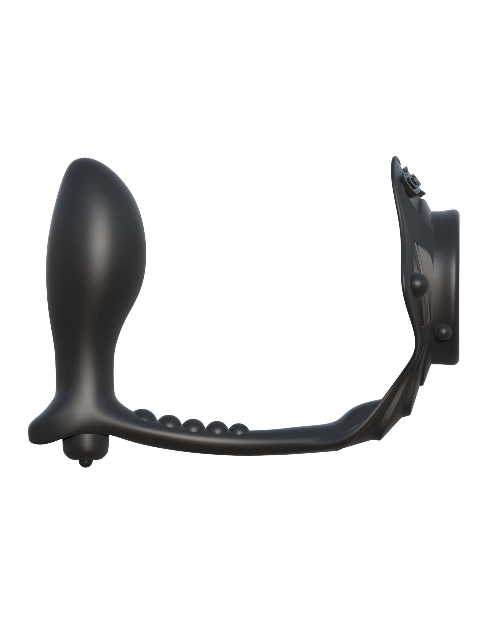 Fantasy Silicone Rock Hard Ass Gasm Performance C-Ring Black > Anal Range > Prostate Plugs