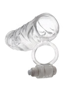 Fantasy XTensions Clear Vibrating Penis Sleeve > Sex Toys For Men > Penis Sleeves