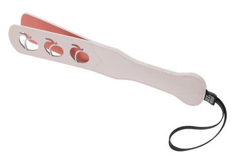 Sex & Mischief Peaches n CreaMe Impression Paddle 32cm Peach Paddle Pink Whips & Paddles