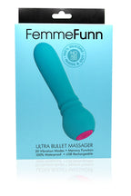 Femme Funn Ultra Bullet Vibrator Turquoise 20 Modes Waterproof > Vibrators > Mini Vibrators