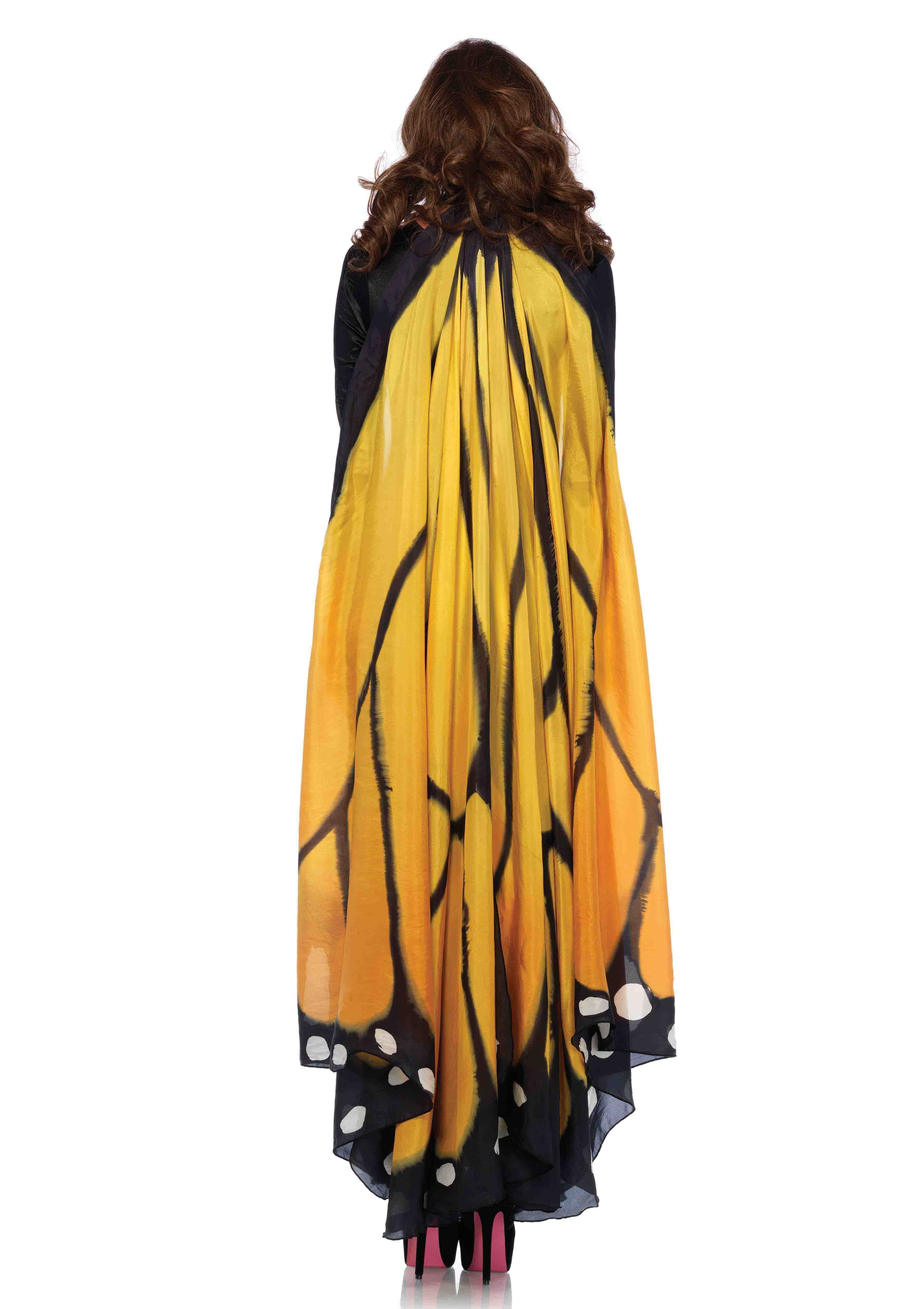 Festival Butterfly Wing Halter Cape Orange One Size Erotic Wear Secondary image