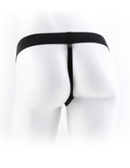 Fetish Fantasy 9 Inch Vibrating Hollow Strap-On with Balls Flesh > Dildos > Hollow Strap Ons