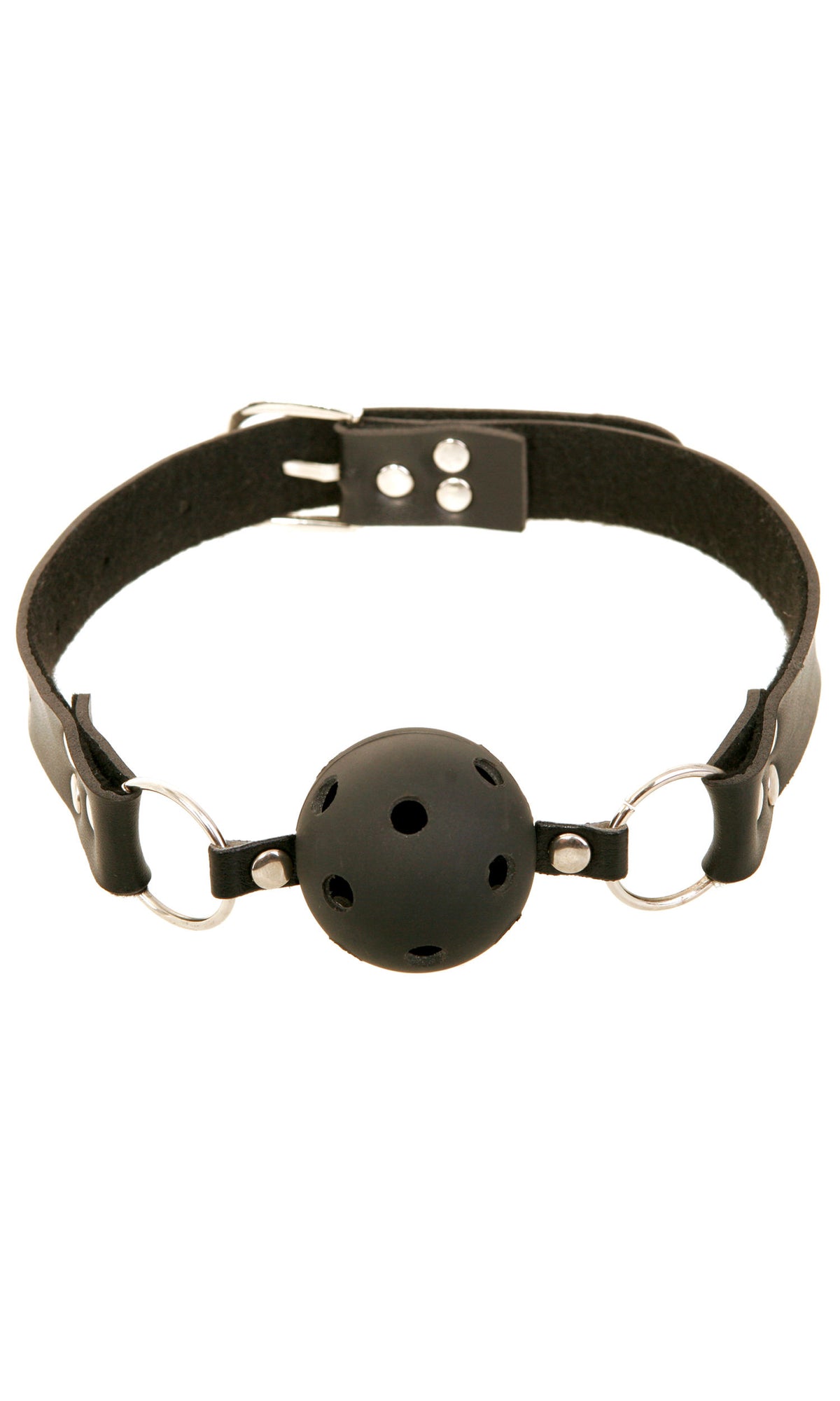 Fetish Fantasy Breathable Ball Gag with Adjustable Leather Strap > Bondage Gear > Gags and Bits