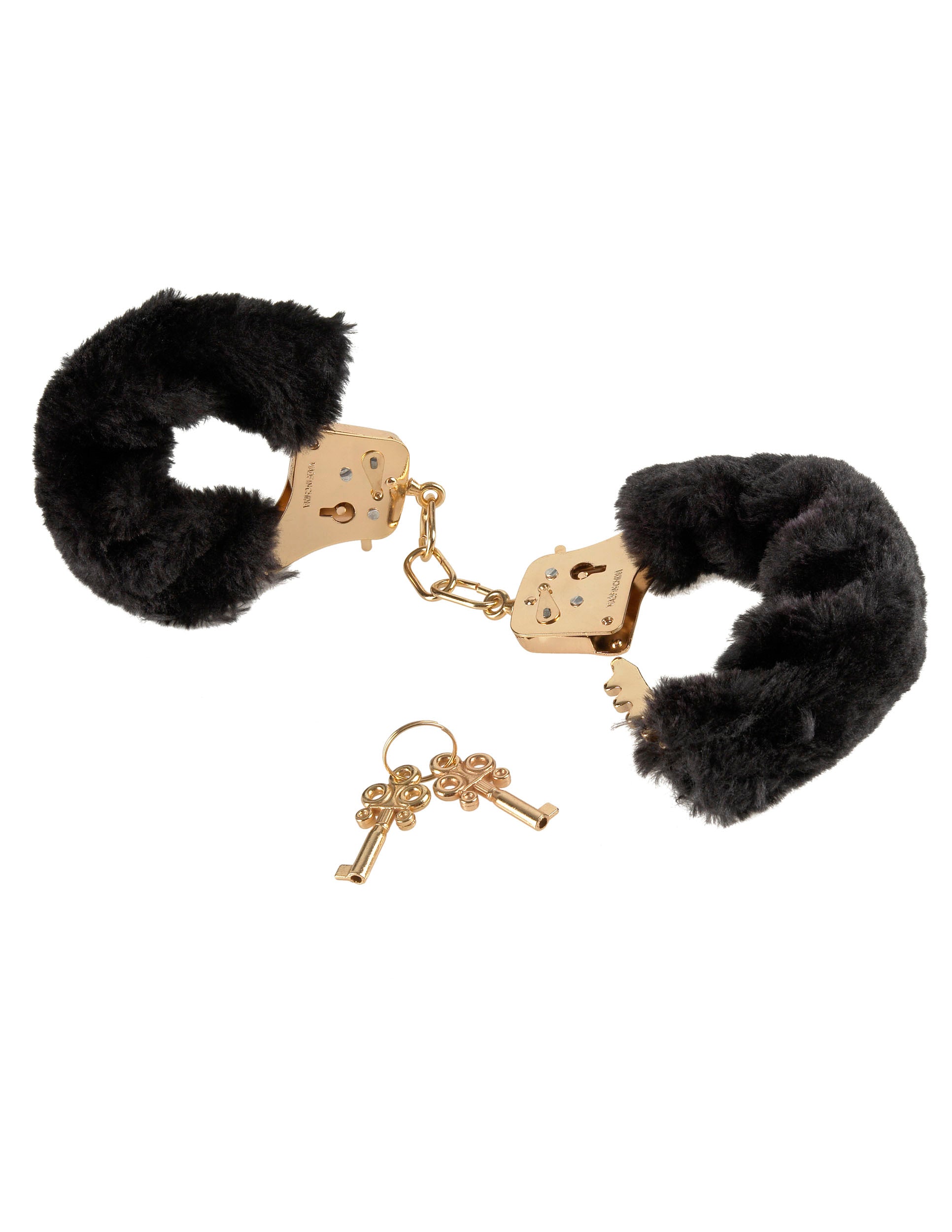 Fetish Fantasy Gold Deluxe Furry Cuffs – Soft Velvet Restraints > Bondage Gear > Restraints Main image