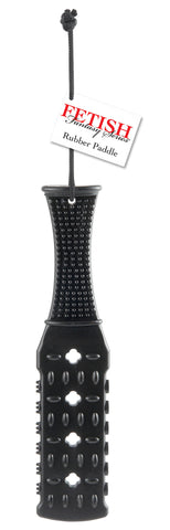 Fetish Fantasy Rubber Paddle Black Adult Intimacy Toy > Bondage Gear > Paddles