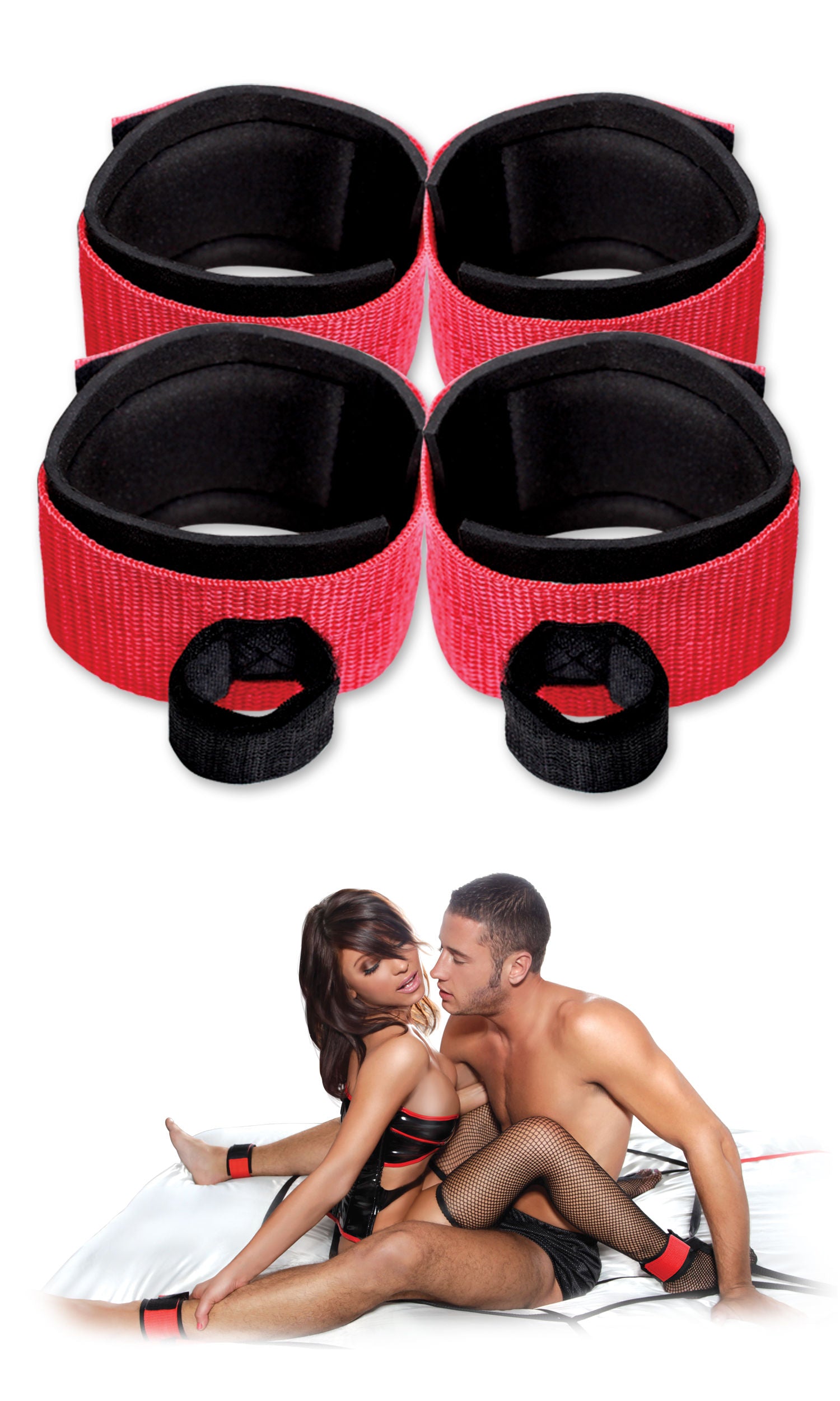 Fetish Fantasy Series Adjustable Bed Restraint Bondage Kit Secondary image