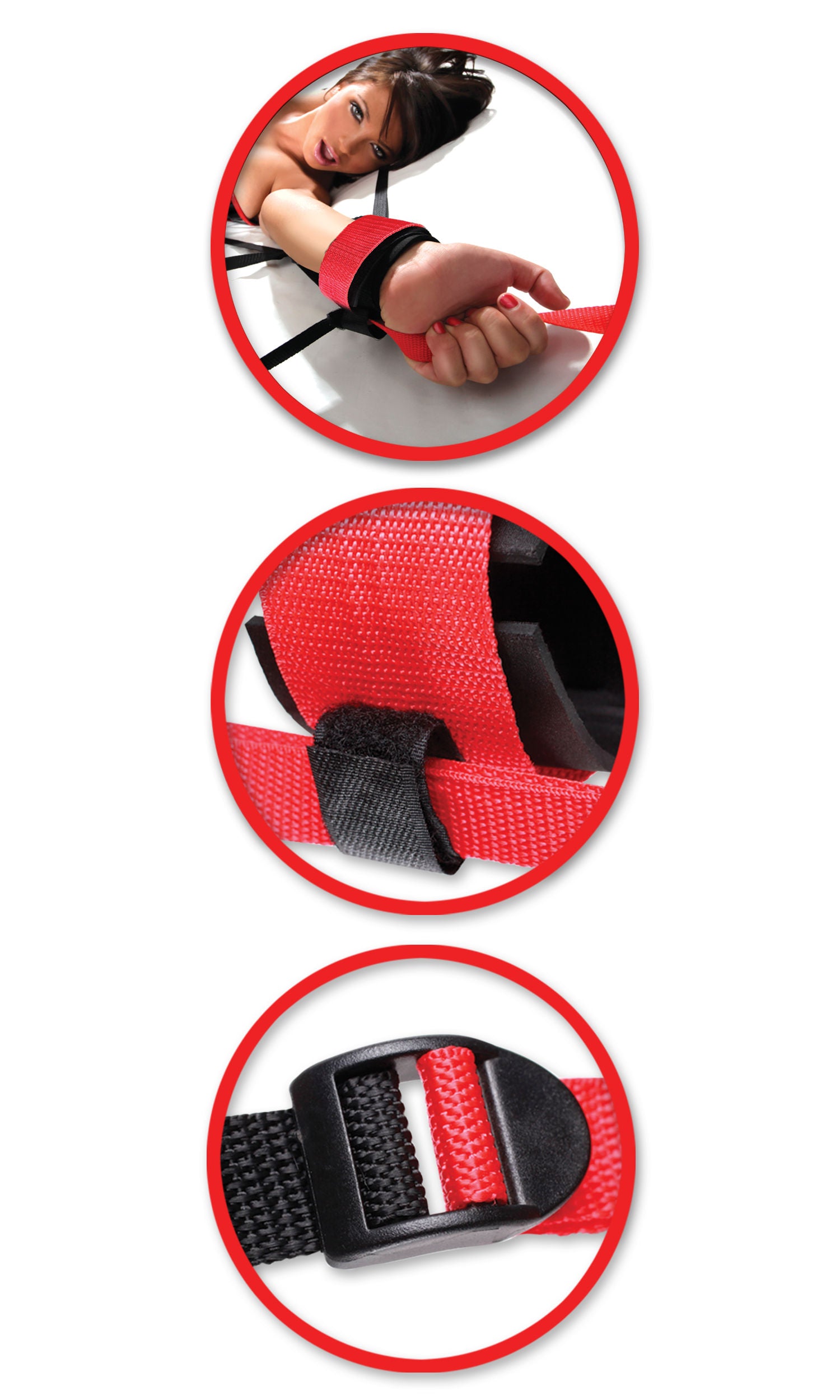 Fetish Fantasy Series Adjustable Bed Restraint Bondage Kit > Bondage Gear > Bed Restraints Main image