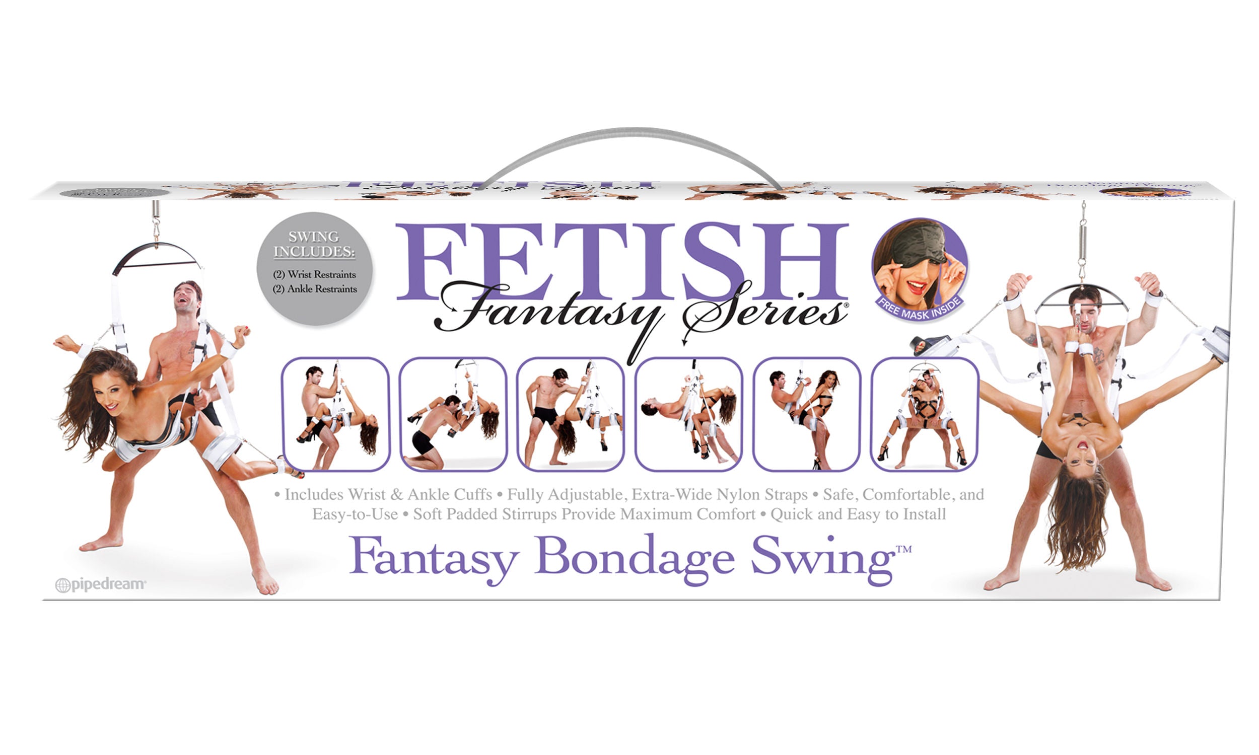 Fetish Fantasy Series Bondage Swing – Adjustable Ergonomic Bondage Swing > Sex Toys > Swings & Slings Main image