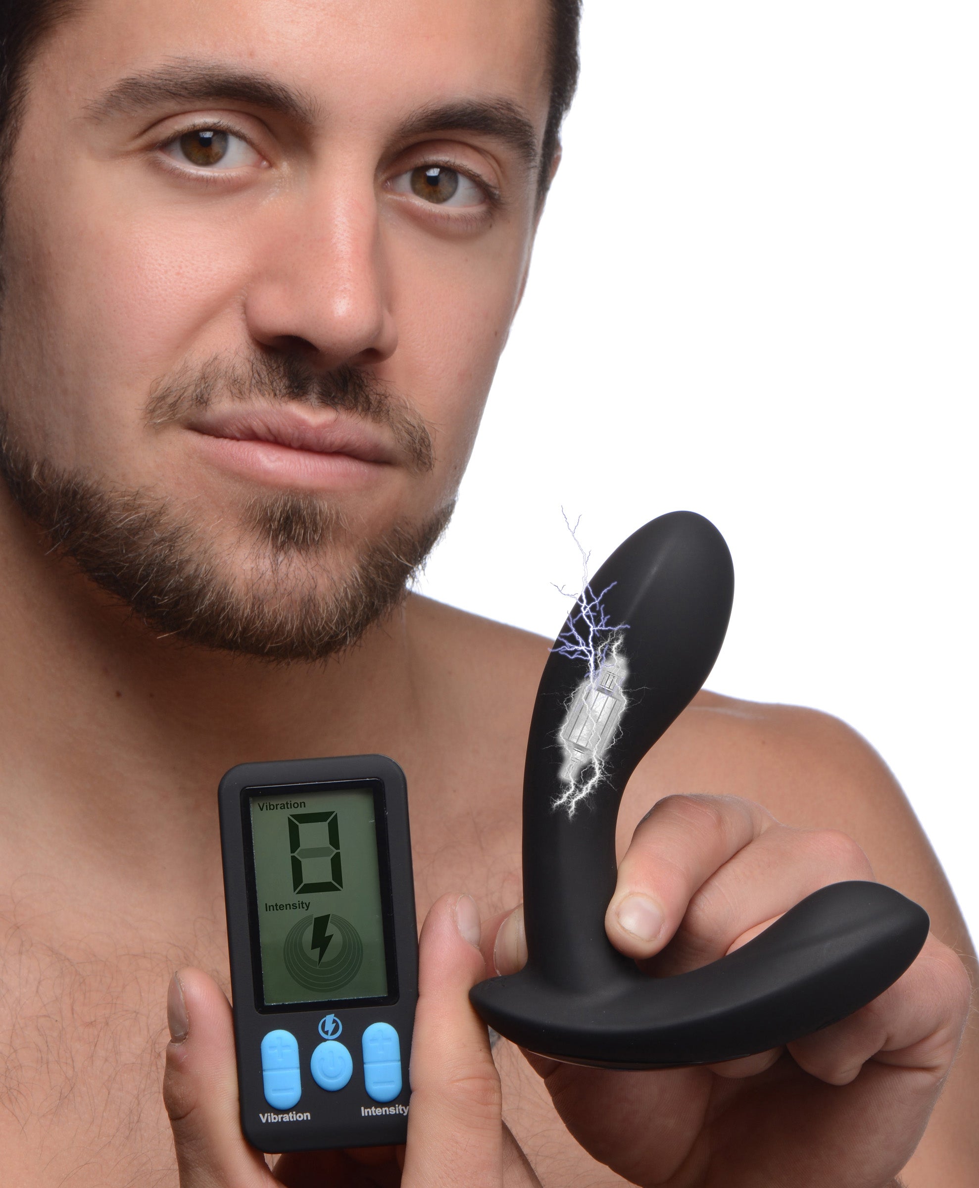 E-Stim Vibrating Prostate Massager – Electro Play Dual Function Adult Toy E-STIM TOYS