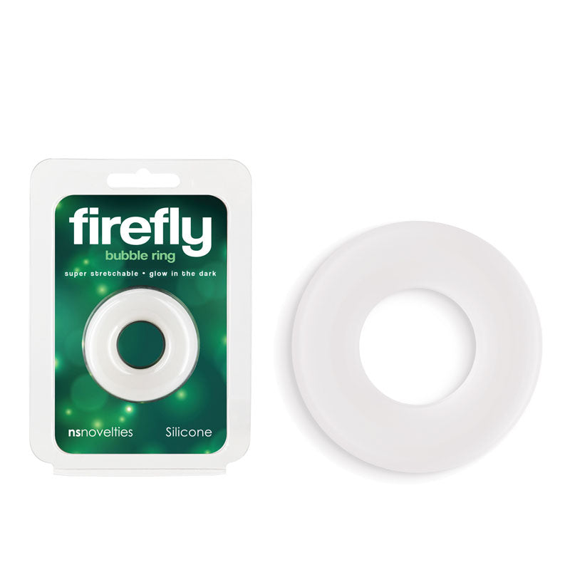 Firefly Glow in the Dark Cock Ring Small Super Stretch Bubble Ring > Cock Ring > Single