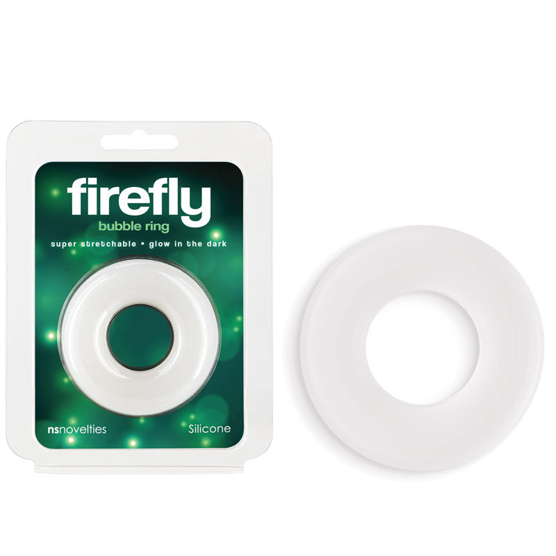 Firefly Large Glow in the Dark Super Stretch Bubble Ring > Cock Ring > Single