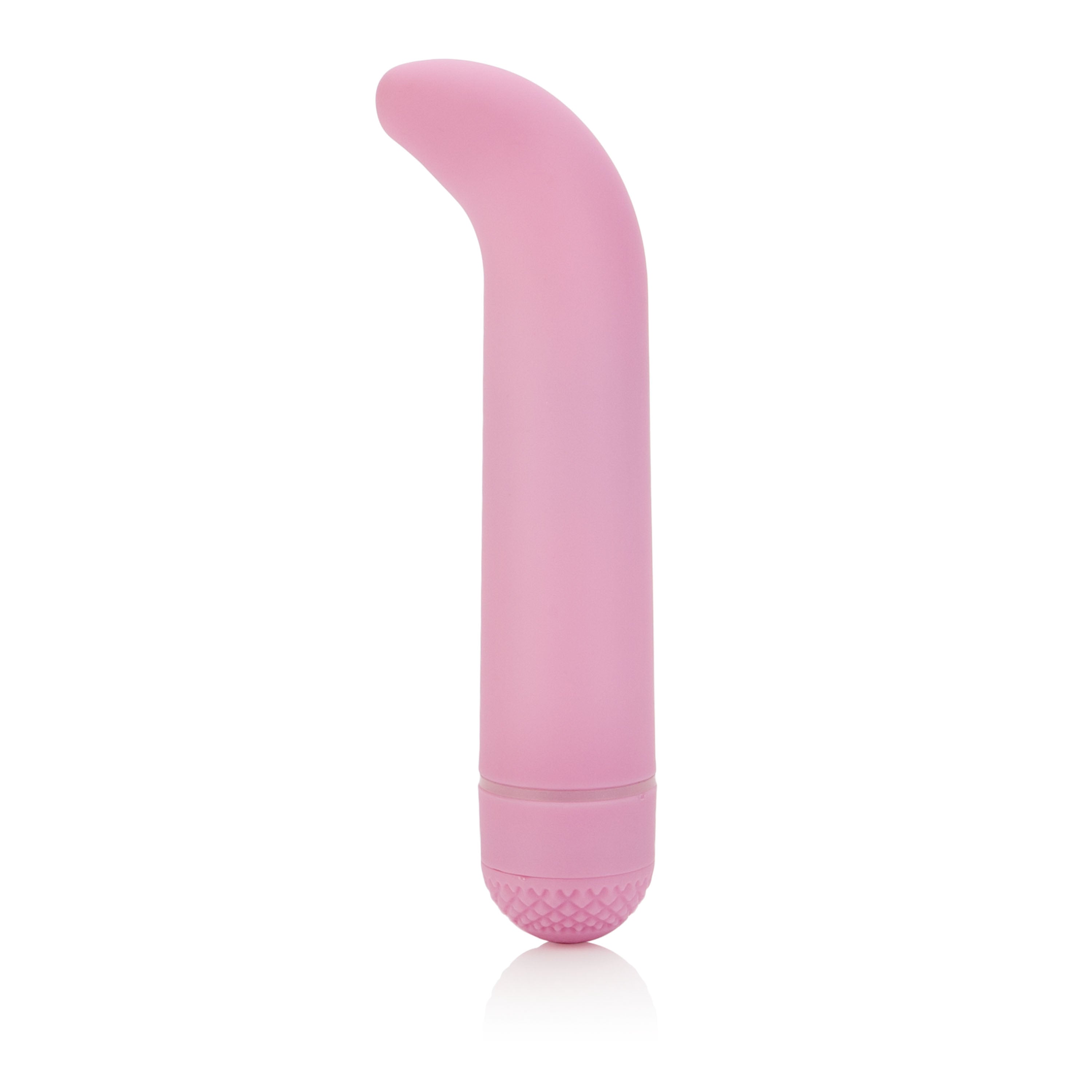 First Time Mini-G Pink Curved G-Spot Vibrator 4.5 Inch Compact Waterproof Massager BULLETS