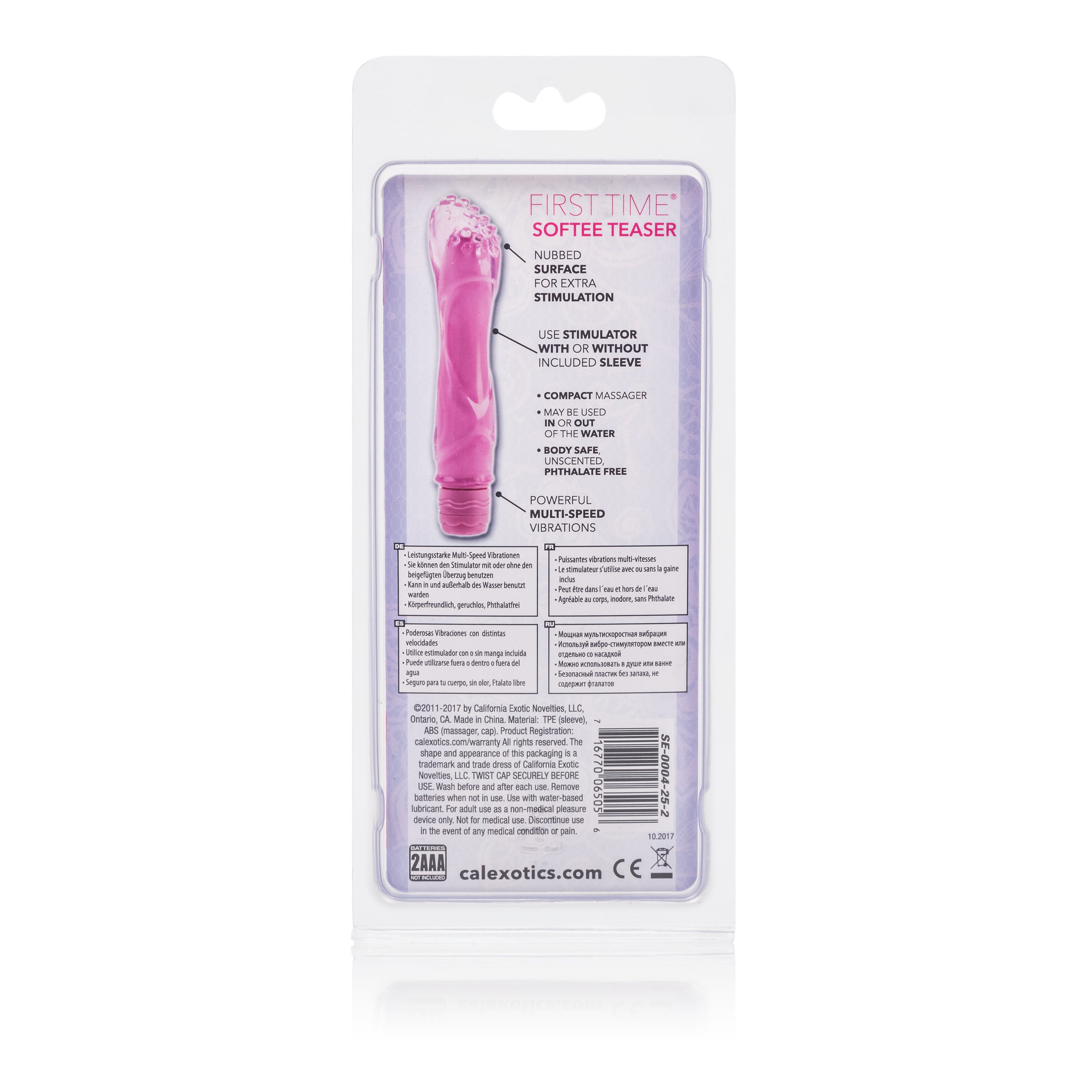 First Time Softee Teaser Pink Discreet G-Spot Vibrator Sleeve Vibrators - G Spot
