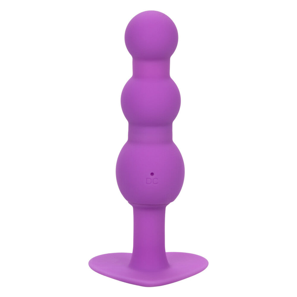 First Time Vibraing Beaded Probe Butt Plugs