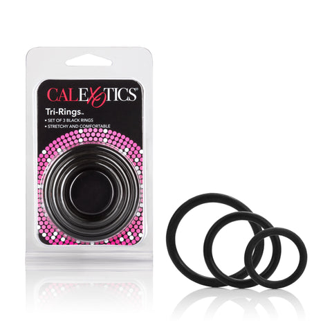 CalExotics TriRings Set COCK RING Set