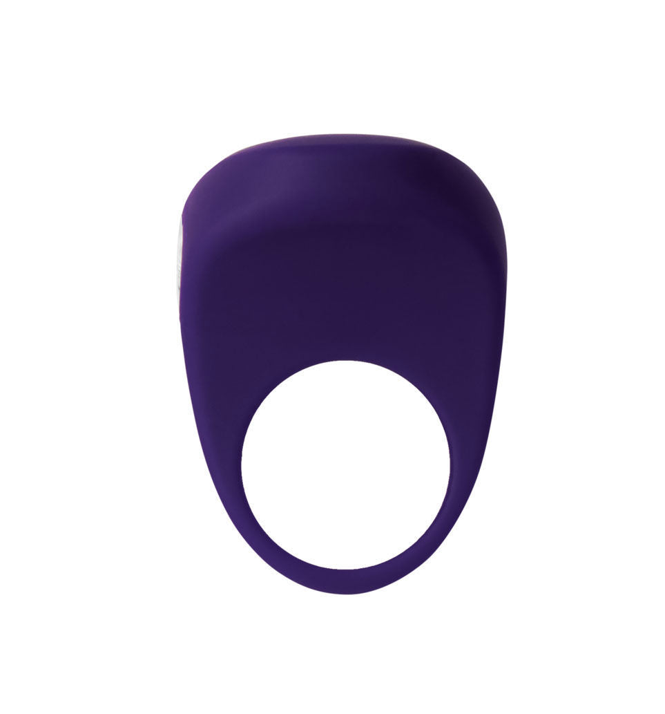 Driver Rechargeable Vibrating Silicone C-Ring for Men Black Cock Rings Vibrating