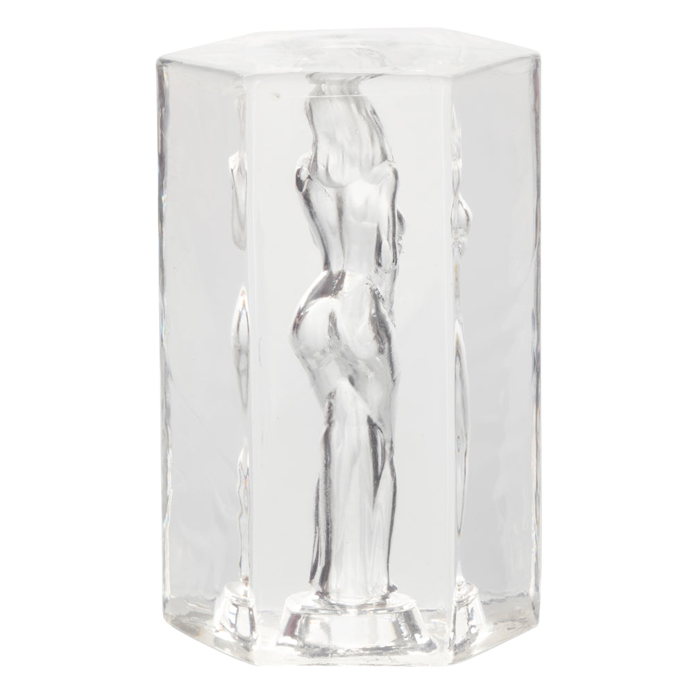 Girls Girls Girls Crystal Clear Soft Stretchy Masturbator With Suction Seal > Sex Toys For Men > Masturbators > Manual