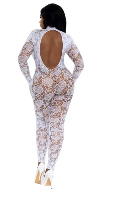 Gloved Bodystocking Dmnd – Nylon Spandex Bodystocking > Clothes > Bodies and Playsuits