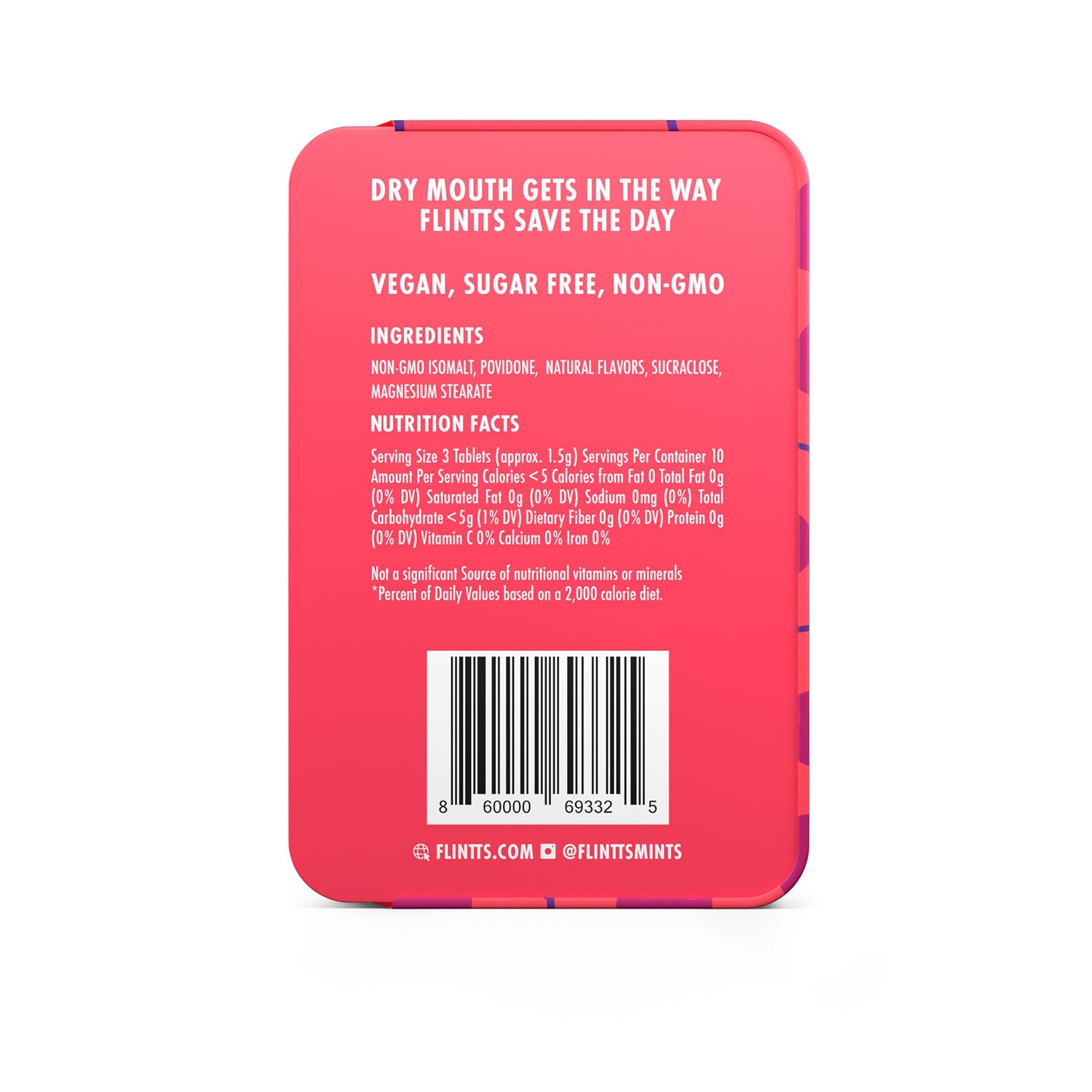 Flintts Cherry Mouth Watering Mints Secondary image