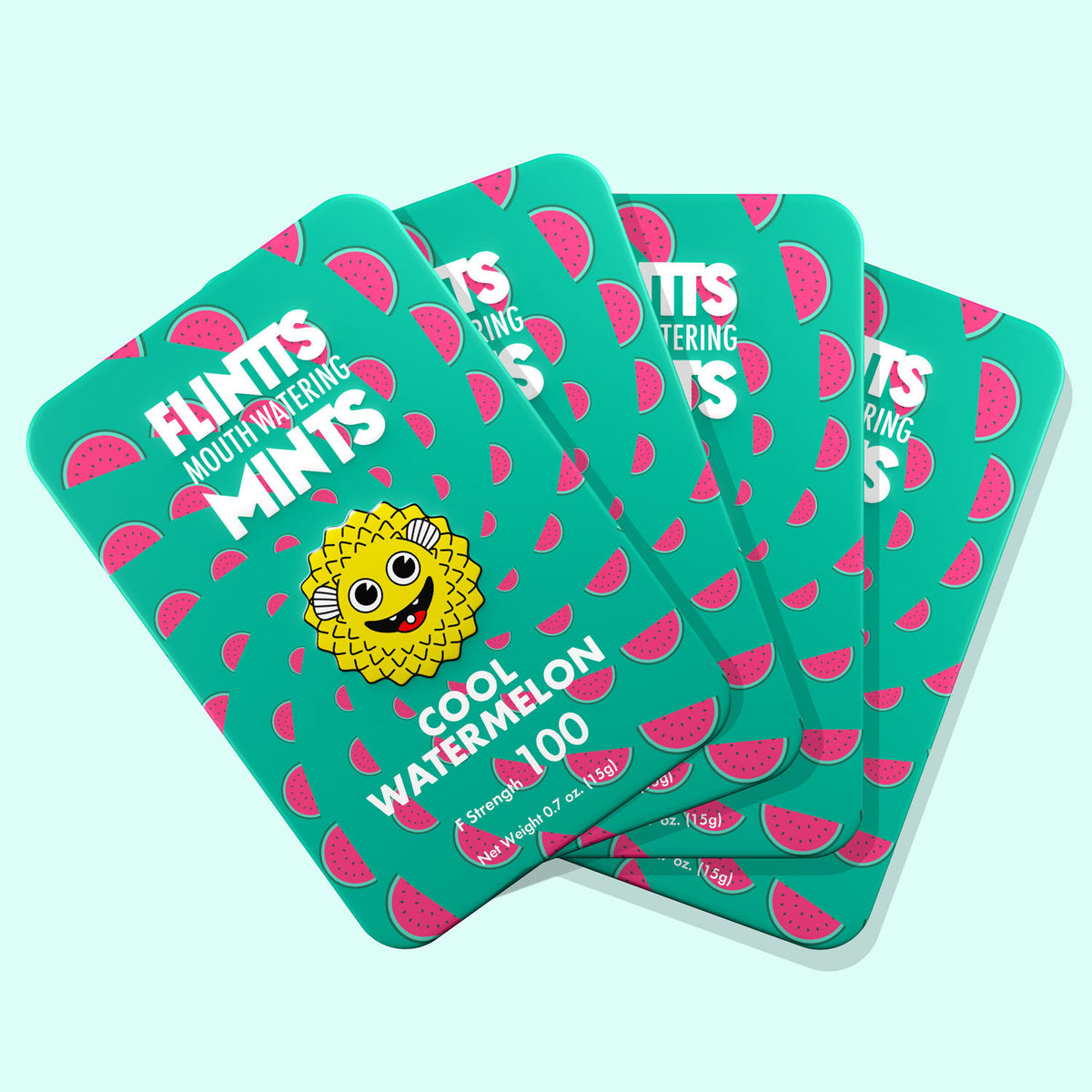 Flintts Cool Watermelon Mouth Mints with Gentle Mint Finish > Novelties > Candy & Edible Items