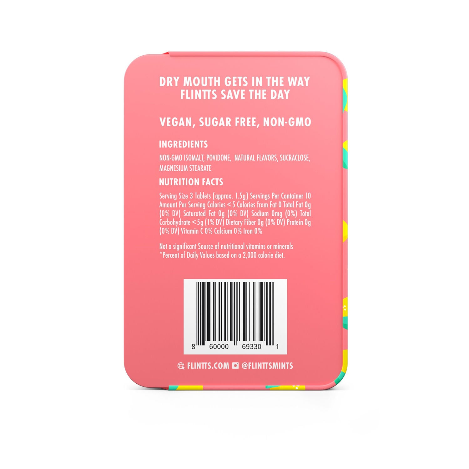 Flintts Lemon Mouth Watering Mints for Intimacy Care 30pcs Secondary image