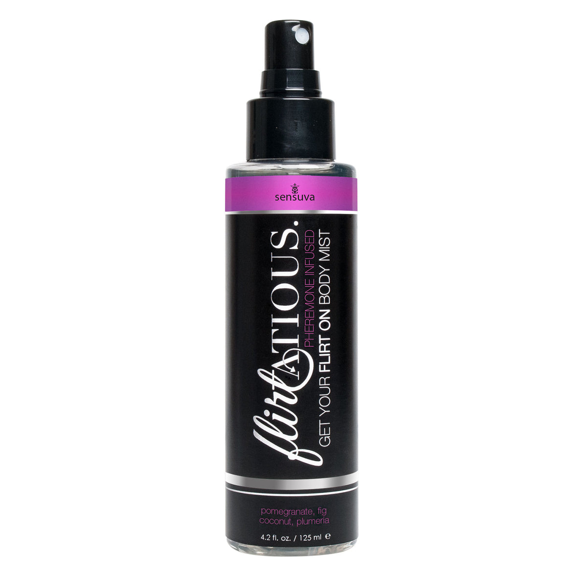 Flirtatious Pheromone Body Mist Pomegranate Fig Plumeria 4.2oz > Essentials > Aphrodisiacs