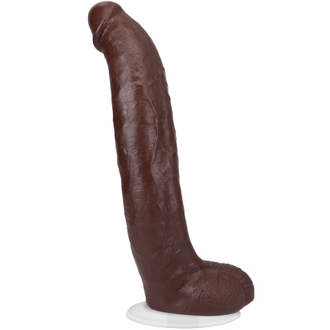 Doc Johnson Brickzilla 13 Inch Ultraskyn Realistic Dildo Chocolate Dongs Big