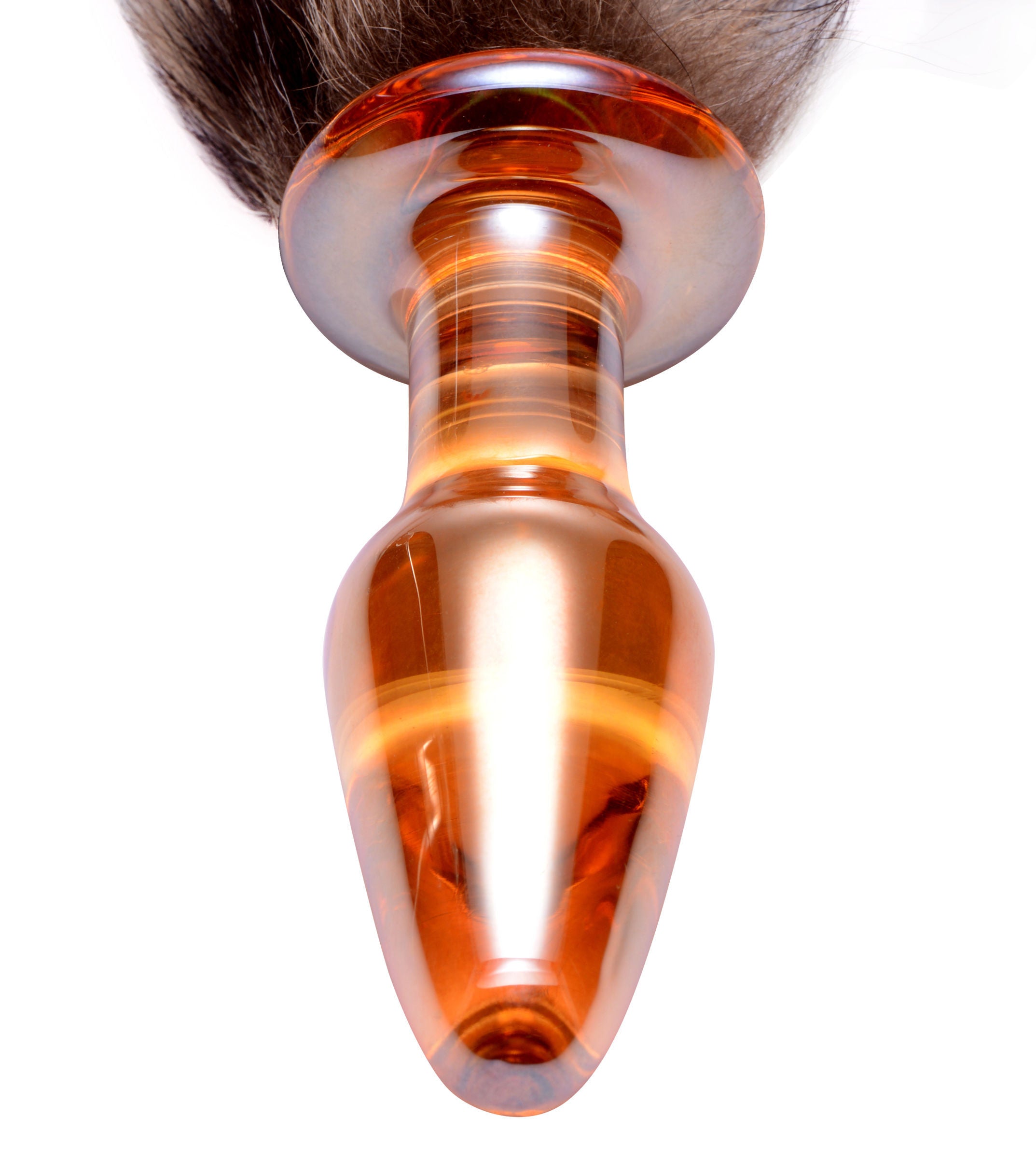 Fox Tail Anal Plug for Adults Faux Fur and Borosilicate Glass > Anal Range > Tail Butt Plugs